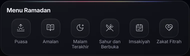 Menu Ramadan di Zada: Puasa, Amalan, Malam Terakhir, Sahur dan Berbuka, Imsakiyah, Zakat Fitrah